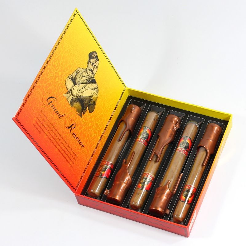 Подарочный набор сигар Gurkha Grand Reserve Robusto Natural Tubos 5 шт.
