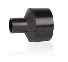 Переход литой ПНД 225-160мм (SDR17, PE100) ROFITT