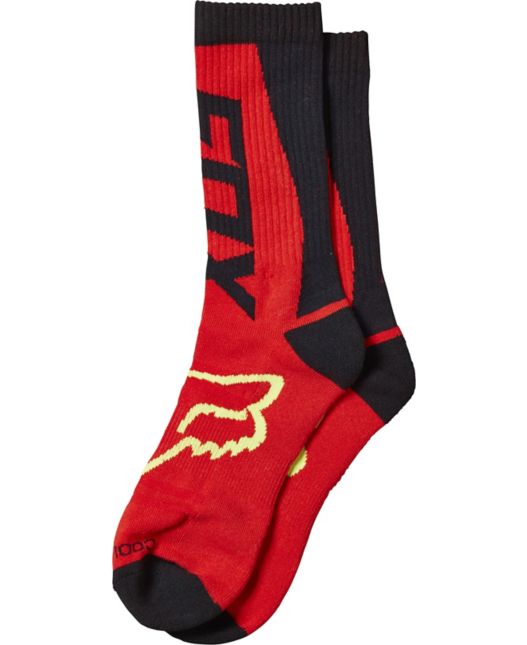 Fox Motovate Crew Sock Flame носки, красные