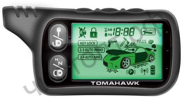 Брелок для сигнализации LCD Tomahawk TZ9030