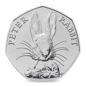 Кролик Питер 50 пенсов Великобритания  2016 блистер на заказ
