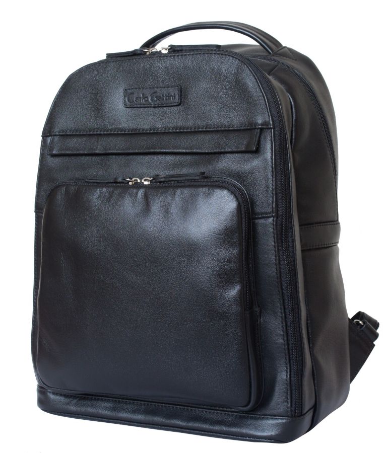 Кожаный рюкзак Carlo Gattini Montegrotto black 3022-01