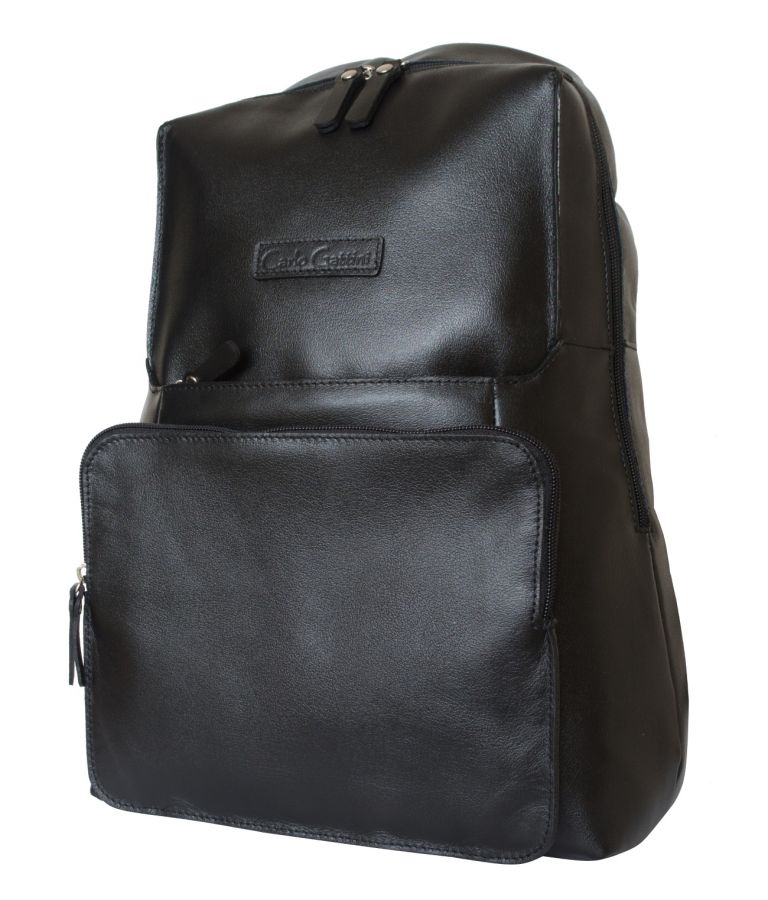 Кожаный рюкзак Carlo Gattini Avisio black 3026-01