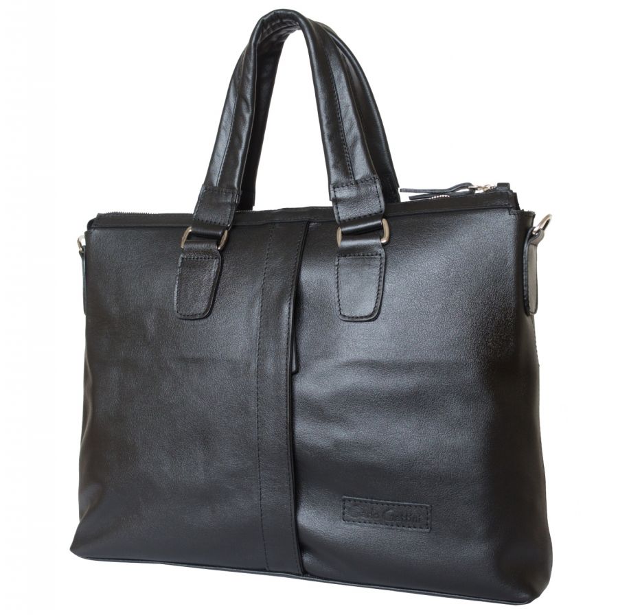Кожаная мужская сумка Carlo Gattini Cimetta black 5018-01