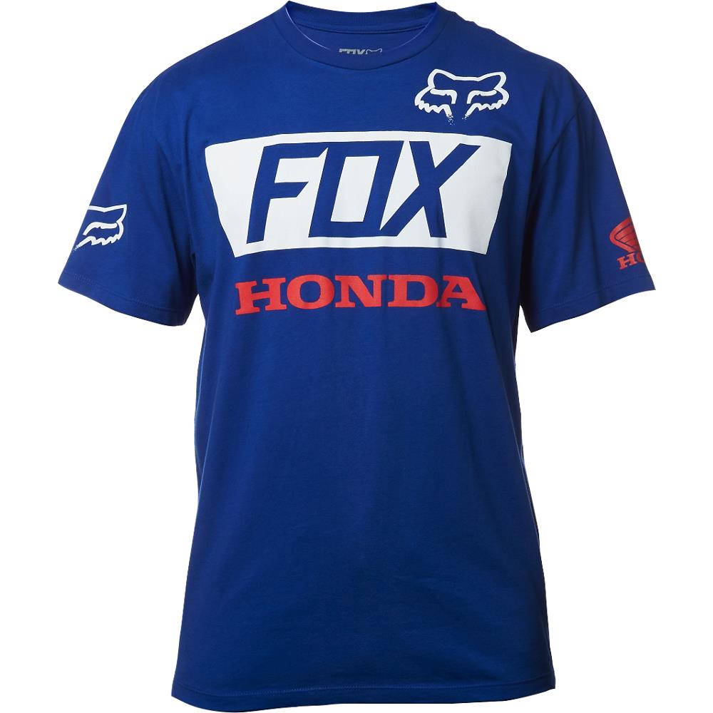 Fox Honda Basic Standard Tee Blue футболка, синяя