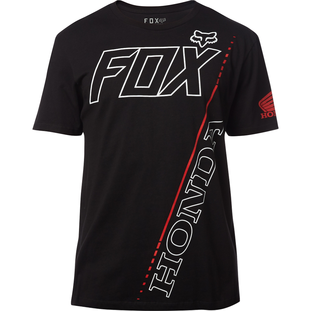 Fox Honda Premium Tee футболка, черная