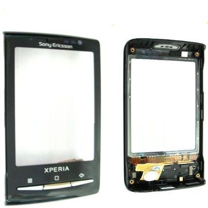 Тачскрин Sony Ericsson X10 Xperia mini  (в сборе с передней панелью)