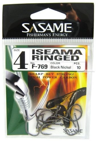 Крючок Sasame Iseama Ringed F-769 упаковка 16 шт