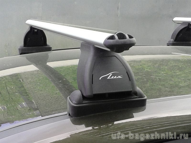 Багажник на крышу BMW 1-serie E82, Lux, аэродинамические  дуги (53 мм)