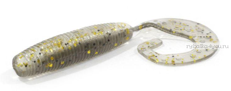 Твистеры Aiko Curly Tail F 2" 50 мм / 1,2 гр / запах рыбы / цвет - 002-N.Bright  (упаковка 10 шт)
