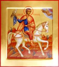 Трифон Апамейский (рукописная икона)
