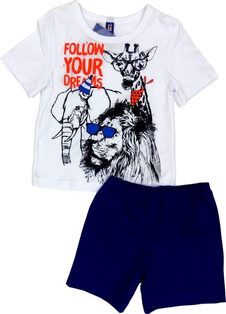 Костюм для мальчика (футболка и шорты)