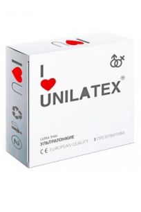 Презервативы Unilatex Ultra Thin ультратонкие, 3 шт.