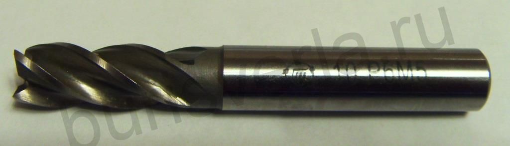 Фреза концевая 4-х заходная, Р6М5, 10 мм