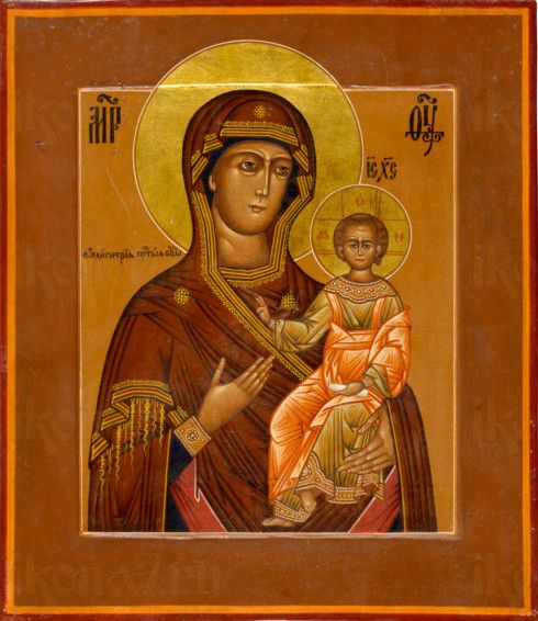 Смоленская икона Божьей Матери (рукописная)