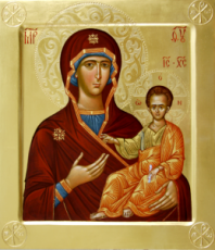 Смоленская икона Божьей Матери (рукописная)