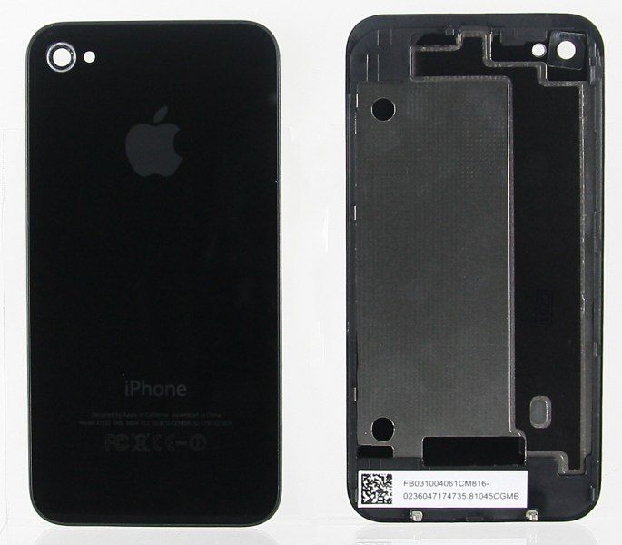 Задняя крышка Apple iPhone 4 (black) Оригинал