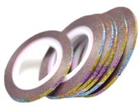 Декоративная самоклеющаяся лента (2 мм) Цвет: радуга