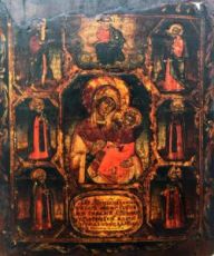 Тихвинская икона Божией Матери (копия 18 века)