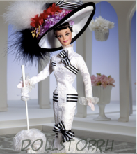 Коллекционная кукла Барби как Элиза Дулиттл в фильме "Моя прекрасная Леди" - Barbie Doll as Eliza Doolittle from My Fair Lady at Ascot
