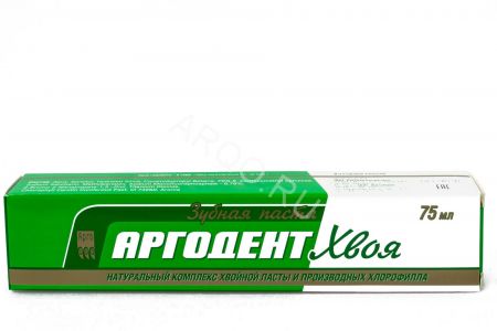 Зубная паста Аргодент Хвоя