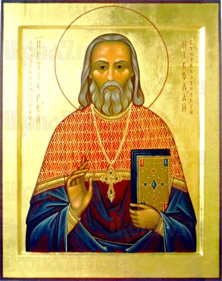 Николай Беневоленский (рукописная икона)