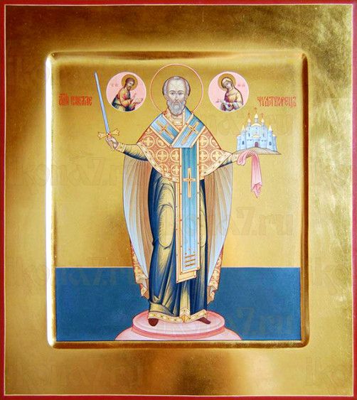 Николай Можайский (рукописная икона)