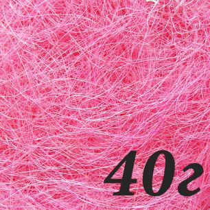 40 г Сизаль розовый (сизалевое волокно)