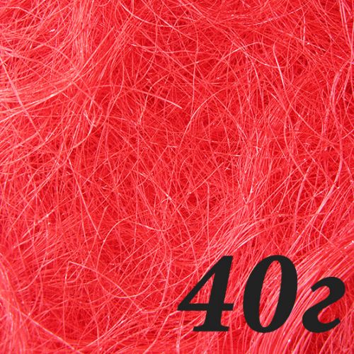 40 г Сизаль красный (сизалевое волокно)