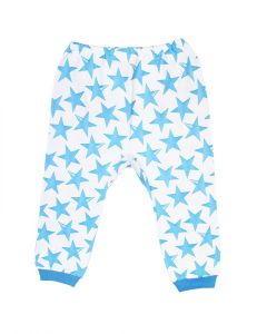 белые штанишки Звезды для новорожденного мальчика