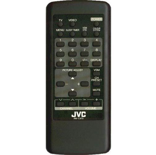 JVC RM-C470 (TV) (AV-14WBK, AV-21WBK, AV-C147, AV-C14T, AV-C14Z, AV-C21T, AV-C21Z)