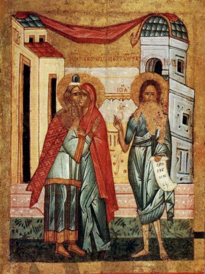 Икона Зачатие Иоанна Предтечи (копия старинной)