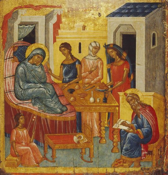 Икона Рождество Иоанна Предтечи (копия старинной)