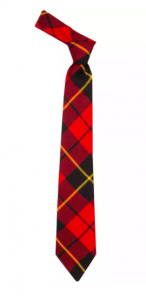 Истинно шотландский клетчатый галстук 100% шерсть , расцветка клан Уоллес (Храброе сердце)