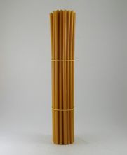 Свечи церковные восковые № 10, 1 кг. Длина 35 см, диаметр 11 мм. 25 штук/пачка