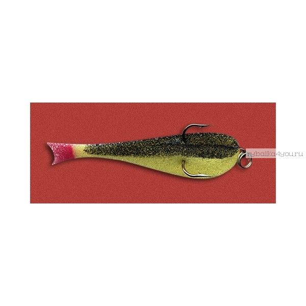 Поролоновая рыбка OnlySpin Bait 65 мм / упаковка 5 шт / цвет: желто-черный