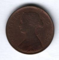 1 цент 1876 г. Ньюфаундленд