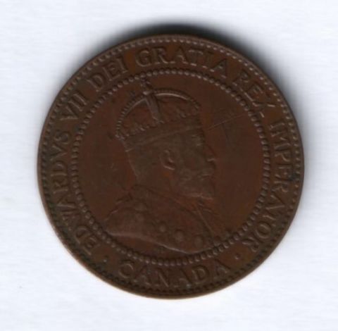 1 цент 1910 г. Канада