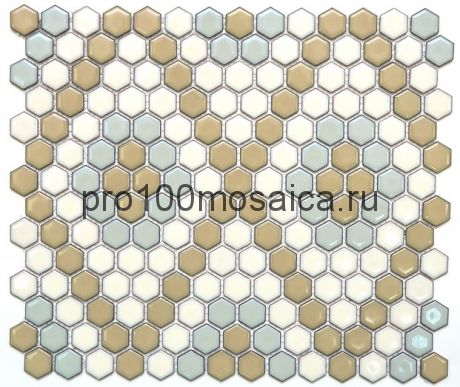 PS2326-42. Мозаика СОТЫ, серия PORCELAIN, размер, мм: 306*350*5 (NS Mosaic)