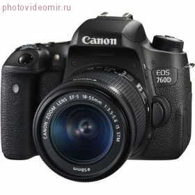 Зеркальный фотоаппарат Canon EOS 760D kit 18-55 IS STM