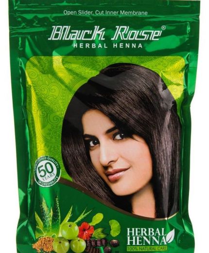 Натуральная индийская хна для волос Black Rose Herbal Henna, купить в интернет магазине