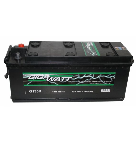 Автомобильный аккумулятор АКБ GIGAWATT (Гигаватт) 635 052 100 G135R 135Ач (3)
