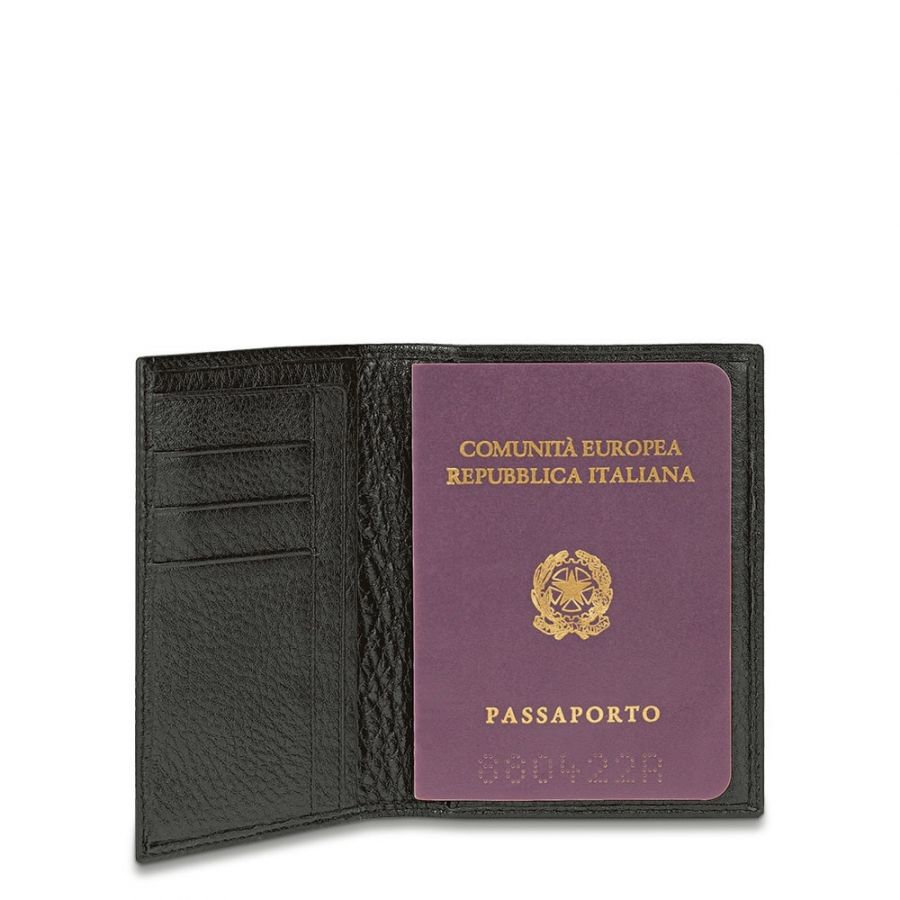 Обложка для паспорта Piquadro PP1660MO/N черная