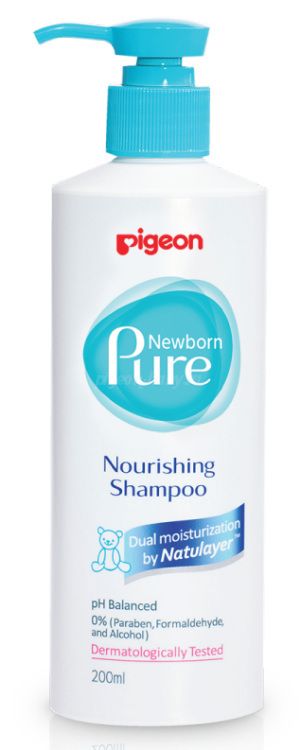 Pigeon Питательный шампунь "Newborn Pure Nourishing Shampoo" 0+ мес, 200 мл