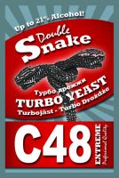 Турбо дрожжи Double Snake C48, 130гр