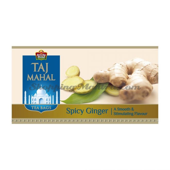 Имбирный чай Тадж Махал в пакетиках | Brooke Bond Taj Mahal Spicy Ginger Tea Bags