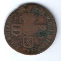 1 лиард 1709 г. Испанские Нидерланды, Графство Намюр