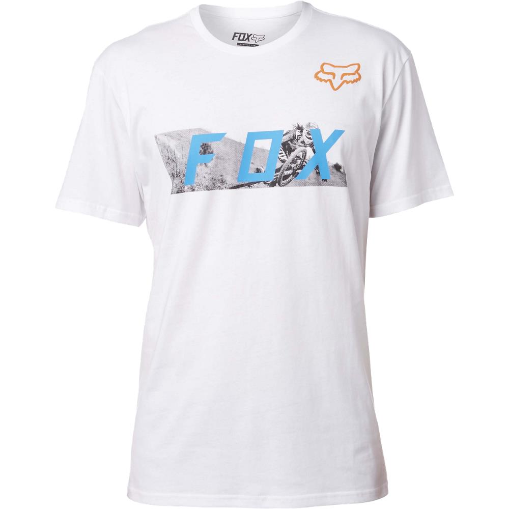 Fox Ghostburn SS Tee Optic футболка, белая