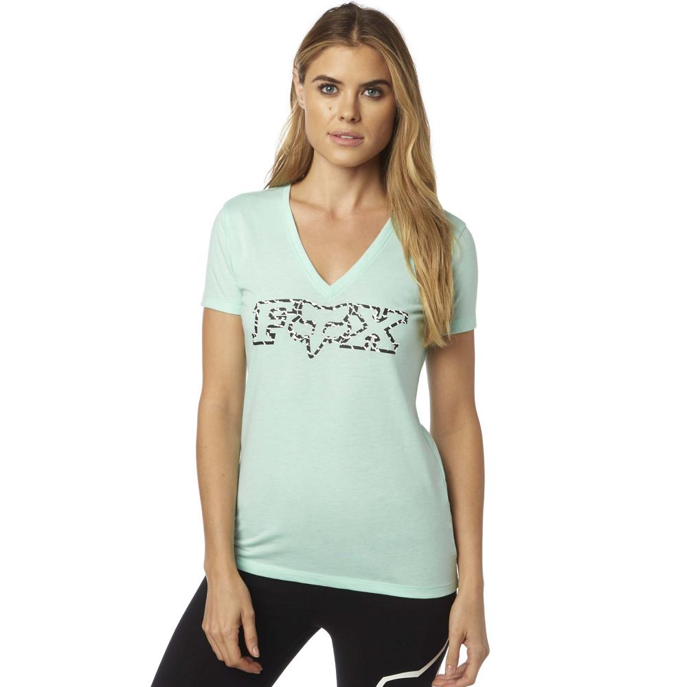 Fox Remained Vneck SS Tee H20 футболка женская, зеленая