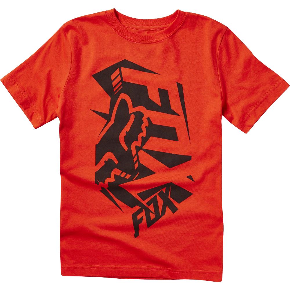 Fox Youth Salut SS Tee Flame футболка подростковая, красная